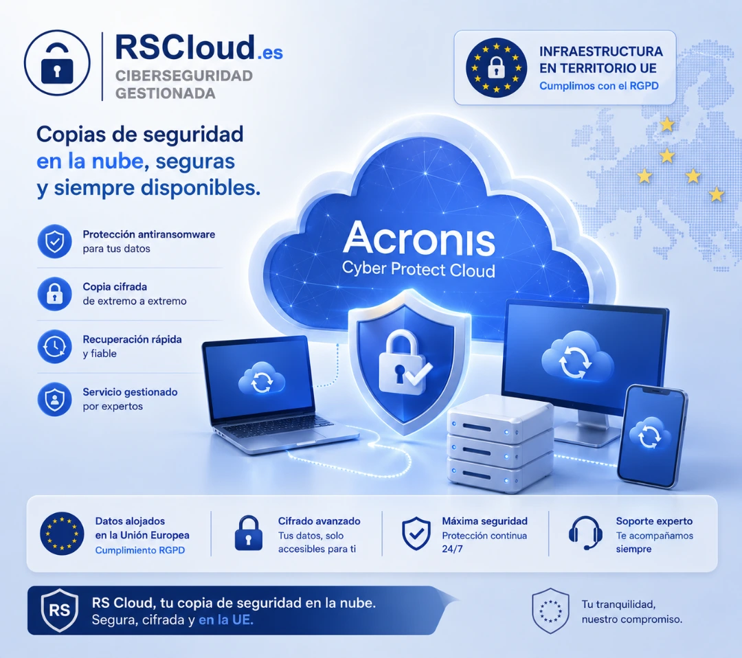Servidores donde se almacenan las copias de seguridad
